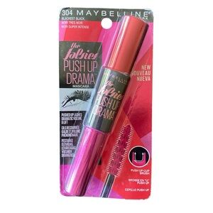 Maybelline The Falsies Push Up Drama Mascara Sealed #304 Blackest Black